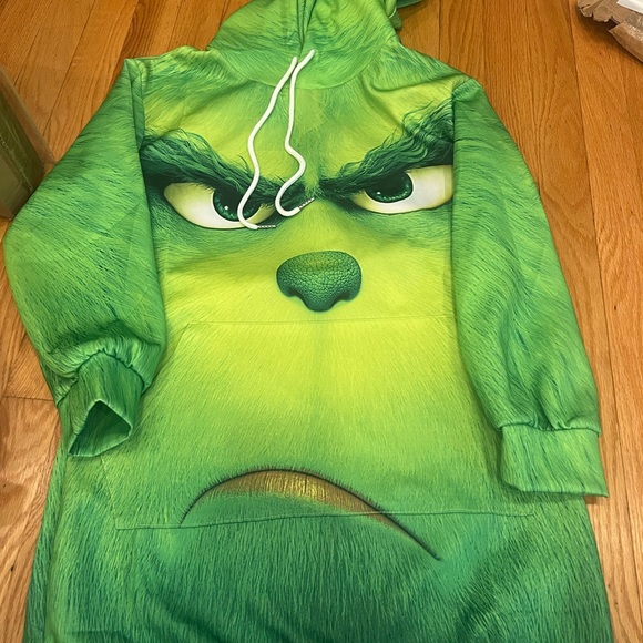 Green Grinch Hoodie sweatshirt - Picture 1 of 1